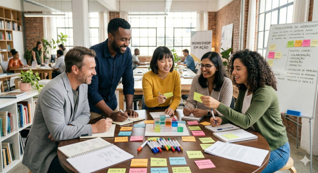 workshop para gestão de riscos psicossociais, prevenção contra burnout e estresse no trabalho.